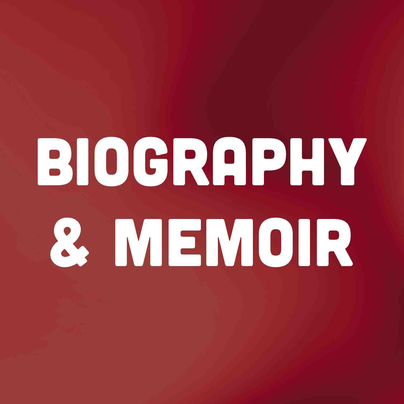 Biography & Memoir Books