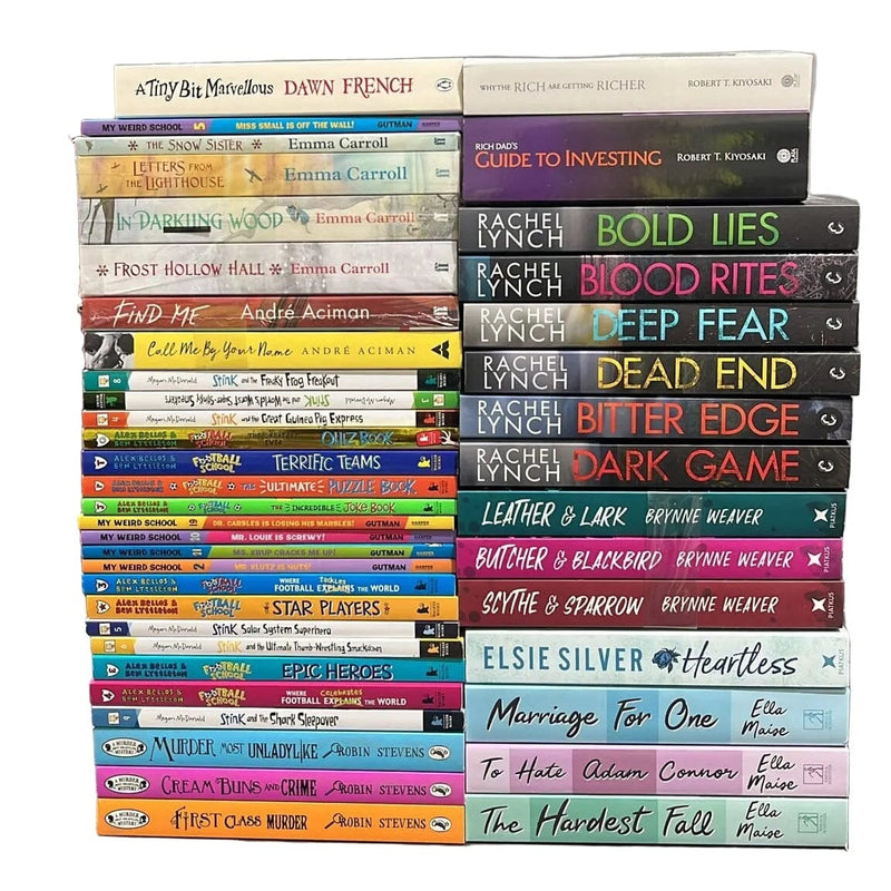 JOBLOT NUMBER 006: 45 Fiction/Children's Mix Books Collection - Paperback - T PT Books2Door