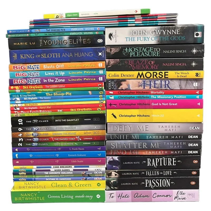 JOBLOT NUMBER 009: 45 Fiction/Children's Mix Books Collection - Paperback - T PT Books2Door