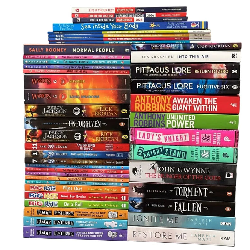 JOBLOT NUMBER 10: 45 Fiction/Children's Mix Books Collection - Paperback - T PT Books2Door