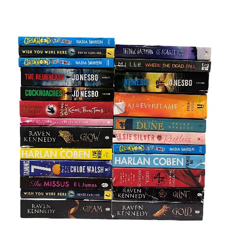 Damaged JOBLOT NUMBER 27 : 24 Fiction/Children's Mix Books Collection - Paperback - T 10 Books2Door