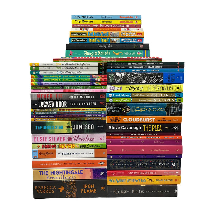 JOBLOT NUMBER 10 : 45 Fiction/Children's Mix Books Collection - Paperback - T 03 Books2Door