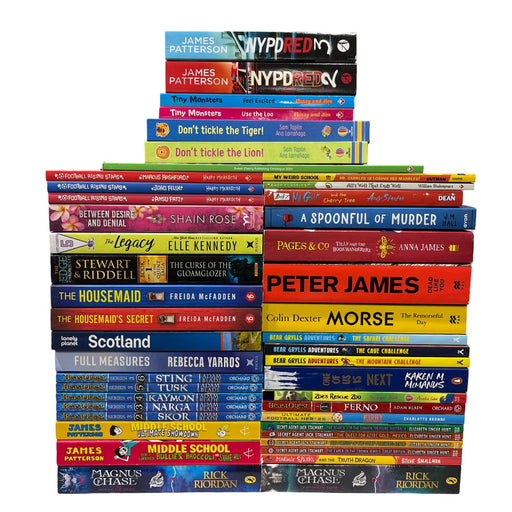 JOBLOT NUMBER 11 : 45 Fiction/Children's Mix Books Collection - Paperback - T 04 Books2Door