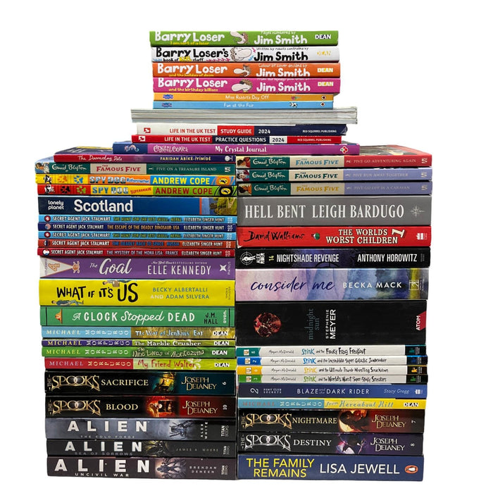 JOBLOT NUMBER 17 : 45 Fiction/Children's Mix Books Collection - Paperback - T 04