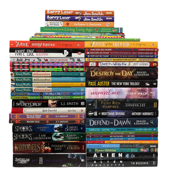 JOBLOT NUMBER 18 : 45 Fiction/Children's Mix Books Collection - Paperback - T 12