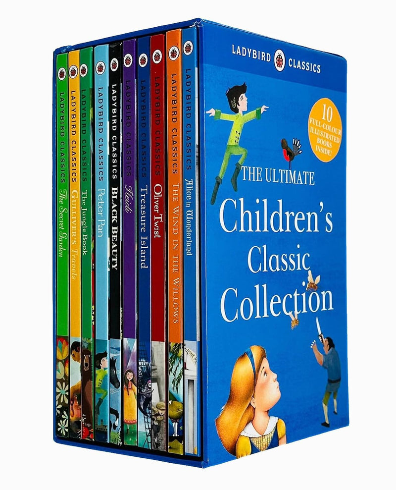The Ultimate Children's Classic Illustrated 10 Books Collection Box Set - Ages 5+ - Hardback 5-7 Ladybird