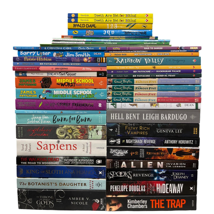 JOBLOT NUMBER 20 : 45 Fiction/Children's Mix Books Collection - Paperback - T 12