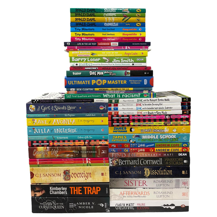 JOBLOT NUMBER 22 : 45 Fiction/Children's Mix Books Collection - Paperback - T 12