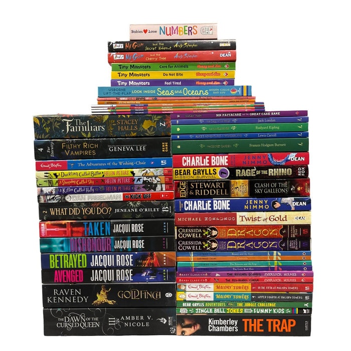 JOBLOT NUMBER 23 : 45 Fiction/Children's Mix Books Collection - Paperback - T 12