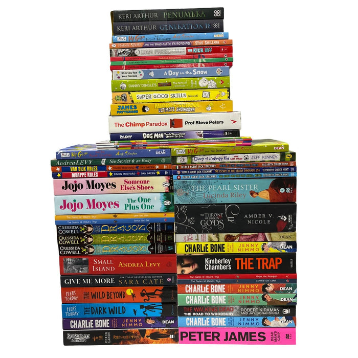 JOBLOT NUMBER 24 : 45 Fiction/Children's Mix Books Collection - Paperback - T 12
