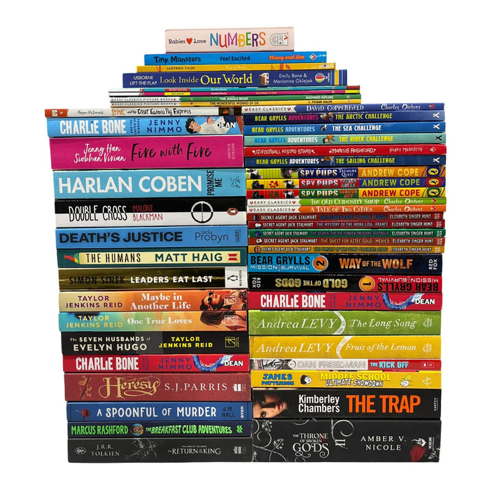 JOBLOT NUMBER 25 : 45 Fiction/Children's Mix Books Collection - Paperback - T 12