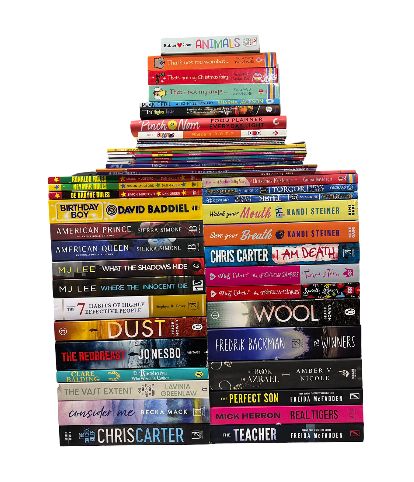 JOBLOT NUMBER 33 : 40 Fiction/Children's Mix Books Collection - Paperback - T 04 Books2Door