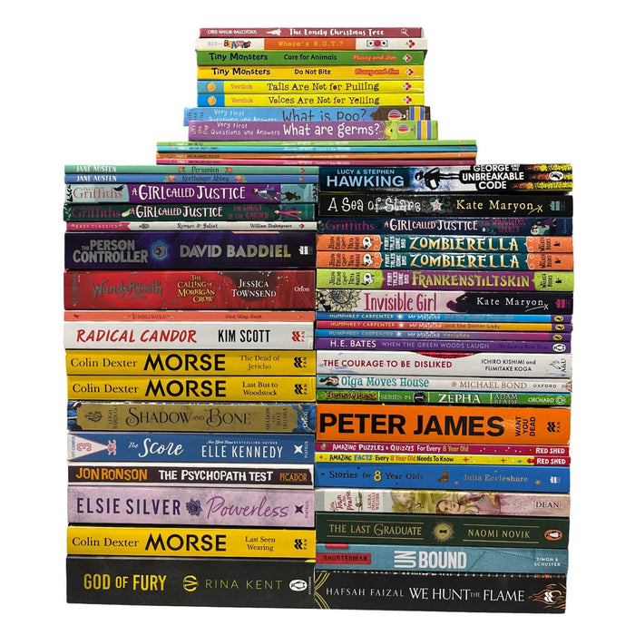 JOBLOT NUMBER 3 : 45 Fiction/Children's Mix Books Collection - Paperback - T 02 Books2Door