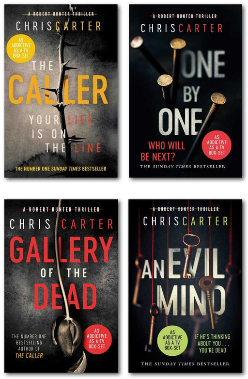 Robert Hunter Series by Chris Carter 4 Books Collection Set - Fiction - Paperback Fiction Simon & Schuster