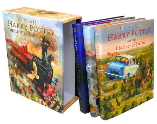 Harry Potter The Illustrated Collection - Books2Door Harry Potter The Illustrated Collection - Books2Door