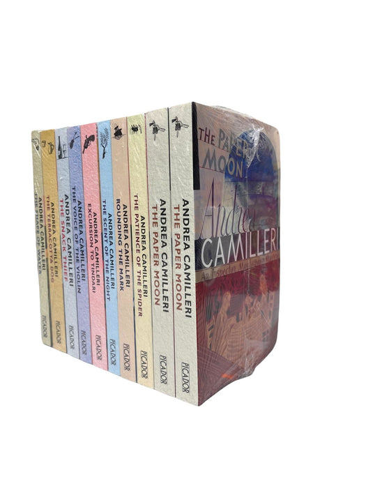 Damaged - Inspector Montalbano by Andrea Camilleri Books 1-9 Collection Set - Fiction - Paperback - T 55 Fiction Picador