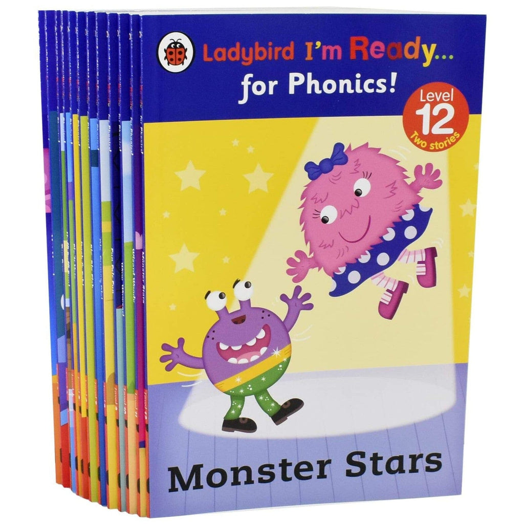 Ladybird I'm Ready for Phonics 12 Books Collection - Ages 5-7