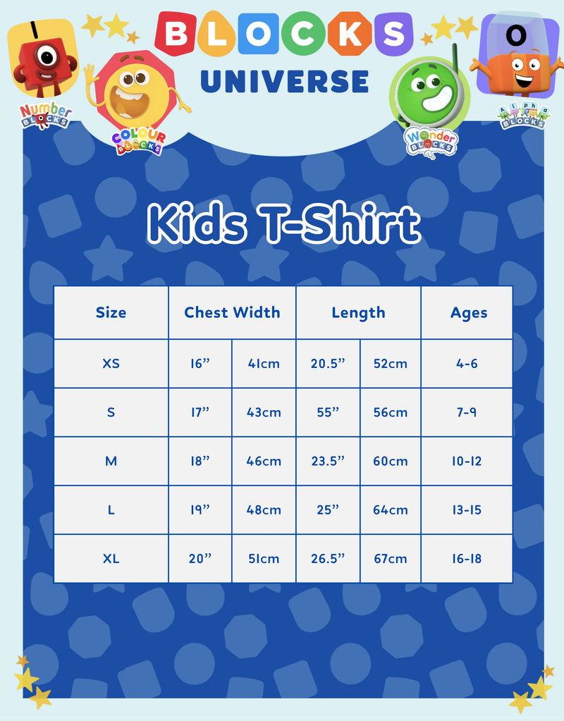 Numberblocks - Numberblock One's Face Kids T-Shirt B2D DEALS Blocks Universe