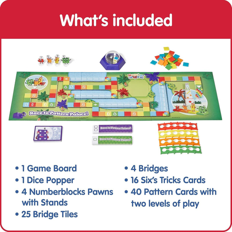 Numberblocks Race to Pattern Palace By Learning Resources - Ages 3+ - Educational Toy Educational Toys Learning Resources