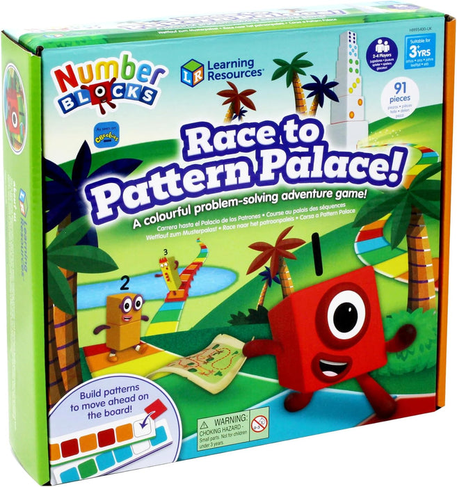 Numberblocks Race to Pattern Palace By Learning Resources - Ages 3+ - Educational Toy
