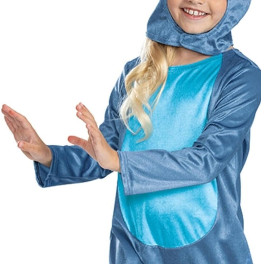 Disney Lilo & Stitch Fancy Dress for Kids: Stitch Jumpsuit for Kids Includes Hood with Dimensional Ears and Soft Fabric 3-5 Disguise