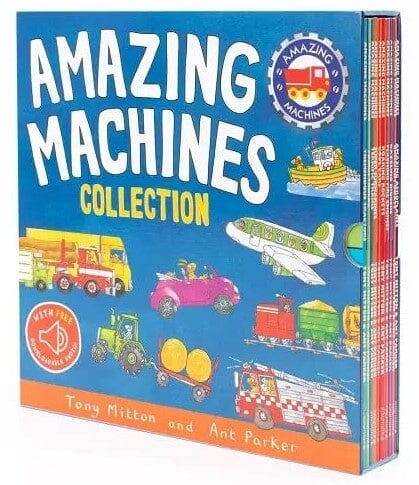 Amazing Machines 10 Books Box Set Collection by Tony Mitton and Ant Parker - Ages 2-6 - Paperback 0-5 Kingfisher