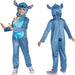 Disney Lilo & Stitch Fancy Dress for Kids: Stitch Jumpsuit for Kids Includes Hood with Dimensional Ears and Soft Fabric 3-5 Disguise