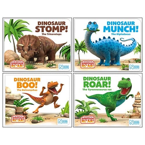The World of Dinosaur Roar! Series (Set 2) By Peter Curtis & Jeanne Willis 4 Books Collection Set - Ages 3+ - Board Book 0-5 Hachette