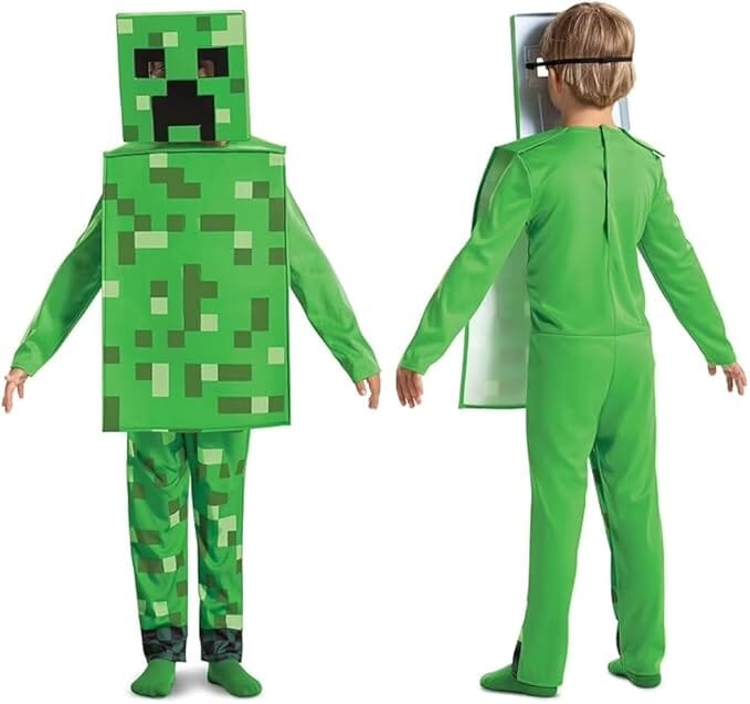 Minecraft Handbook Collection by Mojang AB 4 Books Set With Minecraft Creeper Costume for Kids 9-14 HarperCollins Publishers