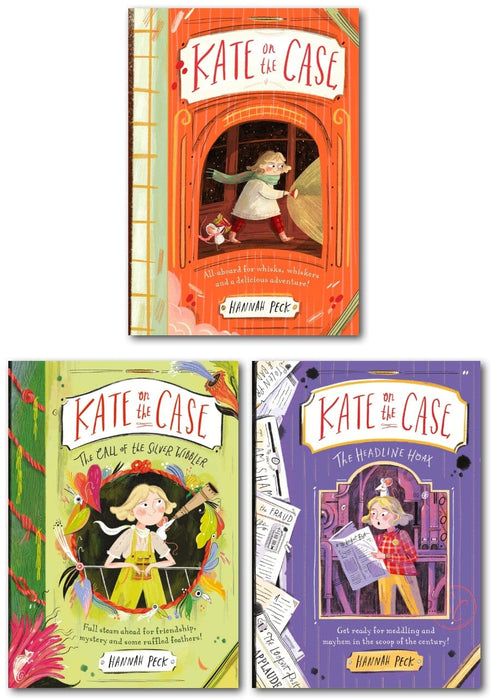 Kate On the Case Series by Hannah Peck 3 Books Collection Set - Ages 7+ - Paperback 7-9 Piccadilly Press