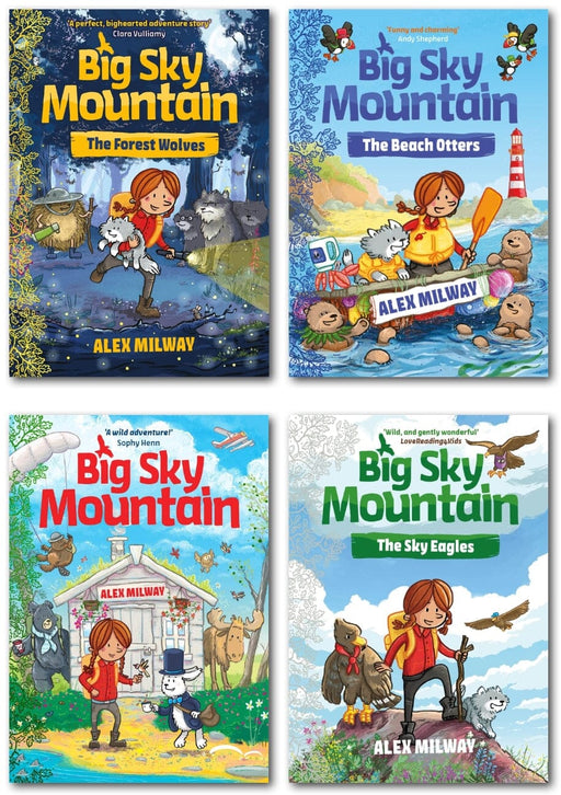 Big Sky Mountain Series by Alex Milway 4 Books Collection Set - Ages 5-8 - Paperback 5-7 Piccadilly Press