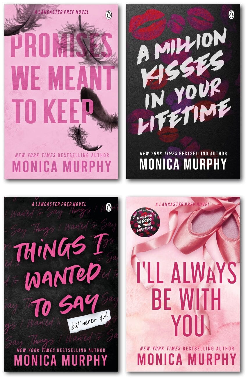 Lancaster Prep Series by Monica Murphy 4 Books Collection Set Fictio