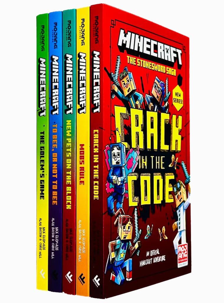 Minecraft Stonesword Saga Series by Nick Eliopulos 5 Books Collection ...