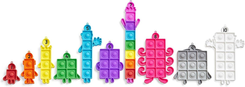 Numberblocks Sensory Bubble Poppers: Explore Counting, Early Maths Skills and More! - Ages 3+ - Educational Toy 3-5 Learning Resources