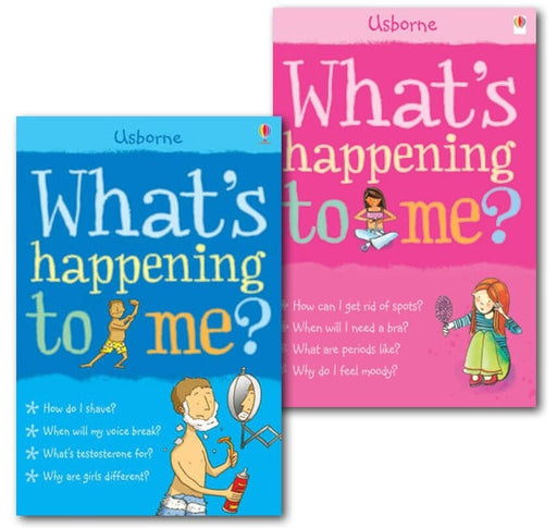 What's Happening to Me? Boy & Girl By Alex Frith & Susan Meredith 2 Books Collection Set - Ages 9-14 - Paperback B2D DEALS Usborne Publishing Ltd