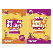 CGP Summer Holidays Activity Workbook (For kids between Reception to Year 1) With 100+ Stickers 2 Books Set - Paperback 3-5 Coordination Group Publications Ltd (CGP)
