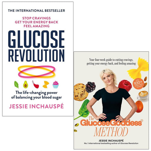 Glucose Revolution & The Glucose Goddess Method By Jessie Inchauspe 2 Books Collection Set- Non Fiction - Paperback Non-Fiction Hachette