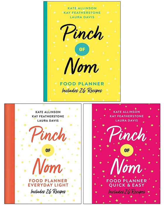 Pinch of Nom Food Planner Series By Kate Allinson & Kay Featherstone 3 Books Collection Set - Non Fiction - Hardback Non-Fiction Pan Macmillan