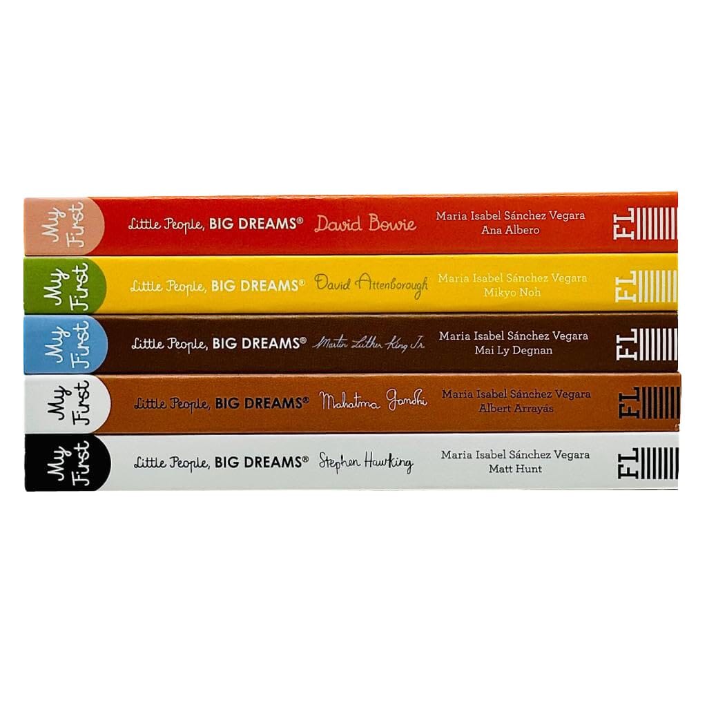 Genius Book Collection Little People, Big Dreams: Genius Mens 5 Books Collection Set - Ages 2 ...