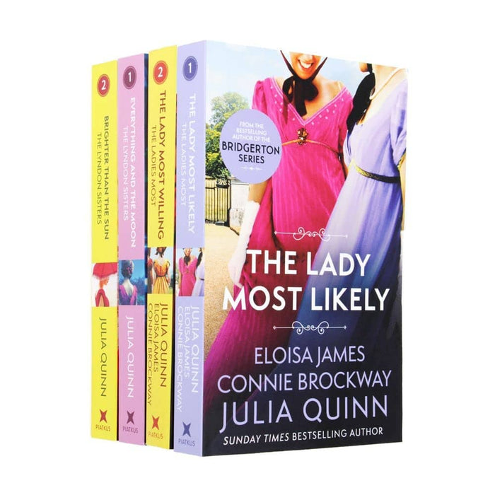 Lyndon Sisters & Lady Most Series By Julia Quinn 4 Books Collection Set - Fiction - Paperback Fiction Piatkus Books