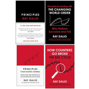 Ray Dalio Collection (Principles: Life and Work, The Changing World Order, How Countries Go Broke & Guided Journal) 4 Books Set - Non Fiction - Hardback Non-Fiction Simon & Schuster