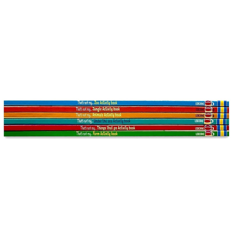 That's Not My Activity Books Collection by Matthew Oldham & Rosie Dickins 6 Books Set - Ages 2+ - Paperback 3-5 Usborne Publishing Ltd