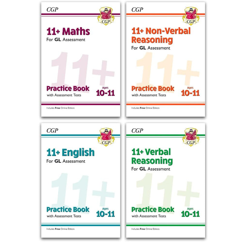 CGP 11+ Verbal Reasoning (for GL Assessment) 4 Books Set - Ages 10-11 - Paperback (Includes Free Online Edition) 9-14 Coordination Group Publications Ltd (CGP)