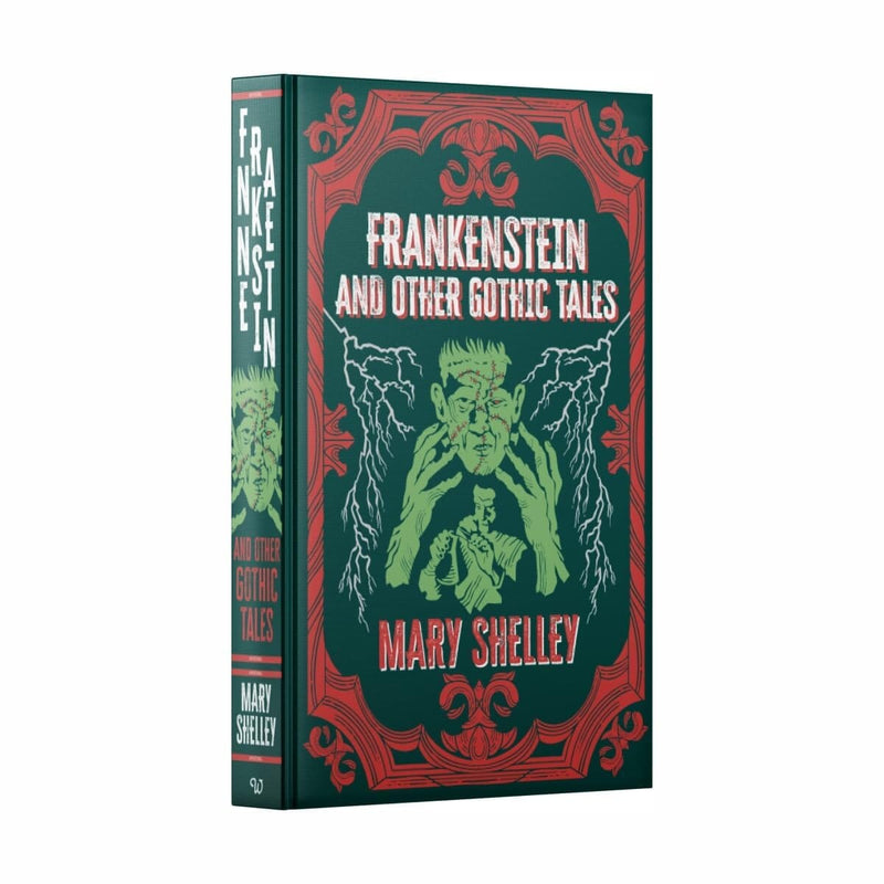 Frankenstein and Other Gothic Tales by Mary Shelley - Fiction - Deluxe Leather-Bound Edition Hardback Fiction Wilco Books
