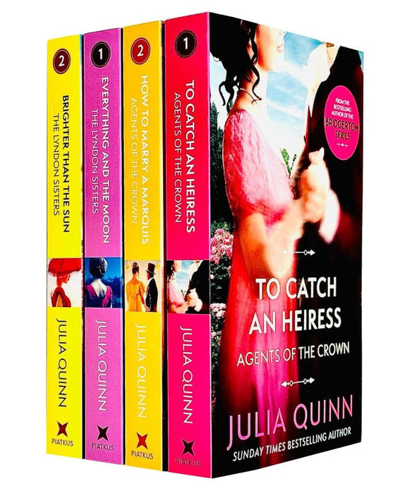 Agents of the Crown & Lyndon Sisters Series By Julia Quinn 4 Books Collection Set - Fiction - Paperback Fiction Hachette
