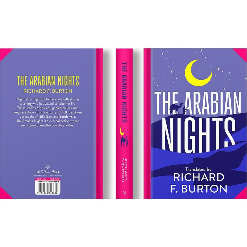 The Arabian Nights by Sir Richard F. Burton - Fiction - Sprayed Edges Hardback