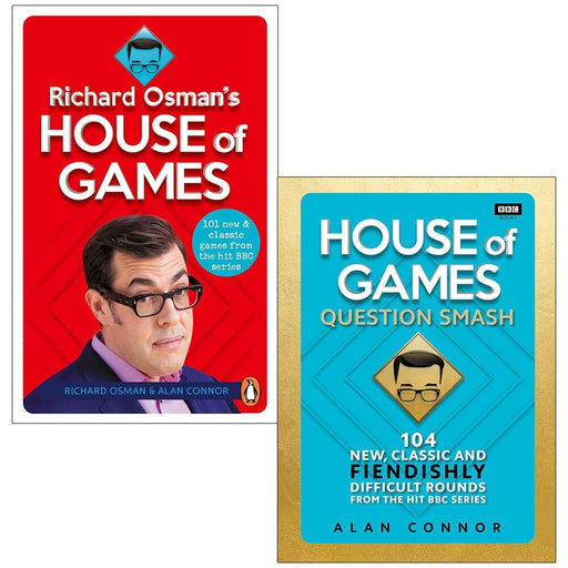House of Games & Question Smash By Richard Osman and Alan Connor 2 Books Collection Set - Non Fiction - Paperback Non-Fiction Ebury Publishing