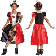Disney Alice in Wonderland Queen of Hearts Fancy Dress for Kids: Official Disney by Disguise: Includes Iconic Queen of Hearts Dress and Crown Headband 3-5 Disguise