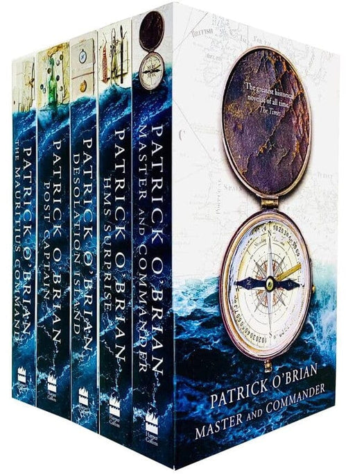 Aubrey-Maturin Series (Vol. 1-5) By Patrick O'Brian 5 Books Collection Set - Fiction - Paperback Fiction HarperCollins Publishers