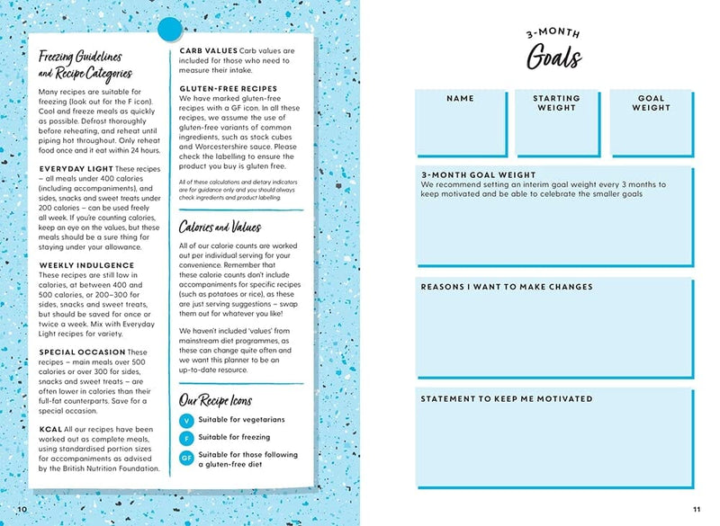 Pinch of Nom Food Planner: Quick & Easy By Kate Allinson & Kay Featherstone - Non Fiction - Hardback Non-Fiction Pan Macmillan